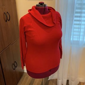 NWT Torrid Red Marilyn Pullover Sweater 3X